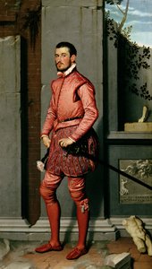 Italian valtiomiehen ja aatelisen Gian Gerolamo Grumellin muotokuva, 1560